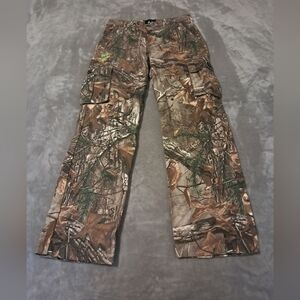 Realtree Youth Boy Camo Cargo Hunting RT Extra Pants Size XL 14-16